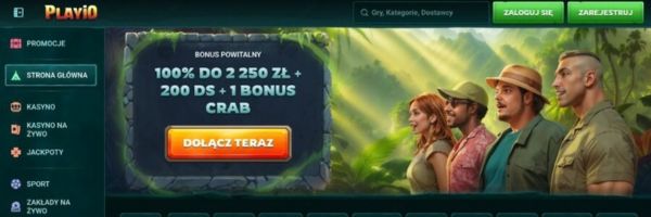 Playio bonus powitalny kasyno online